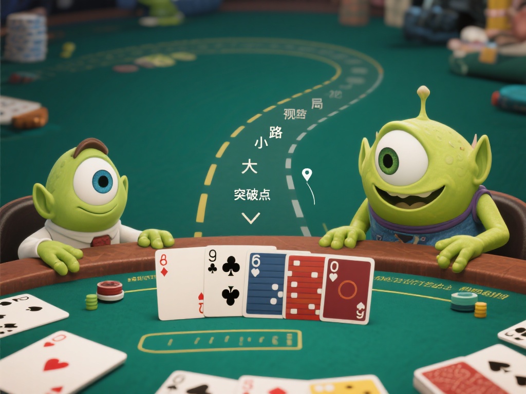 小路和大眼仔通常用来观察局势的“突破点”。当“大路